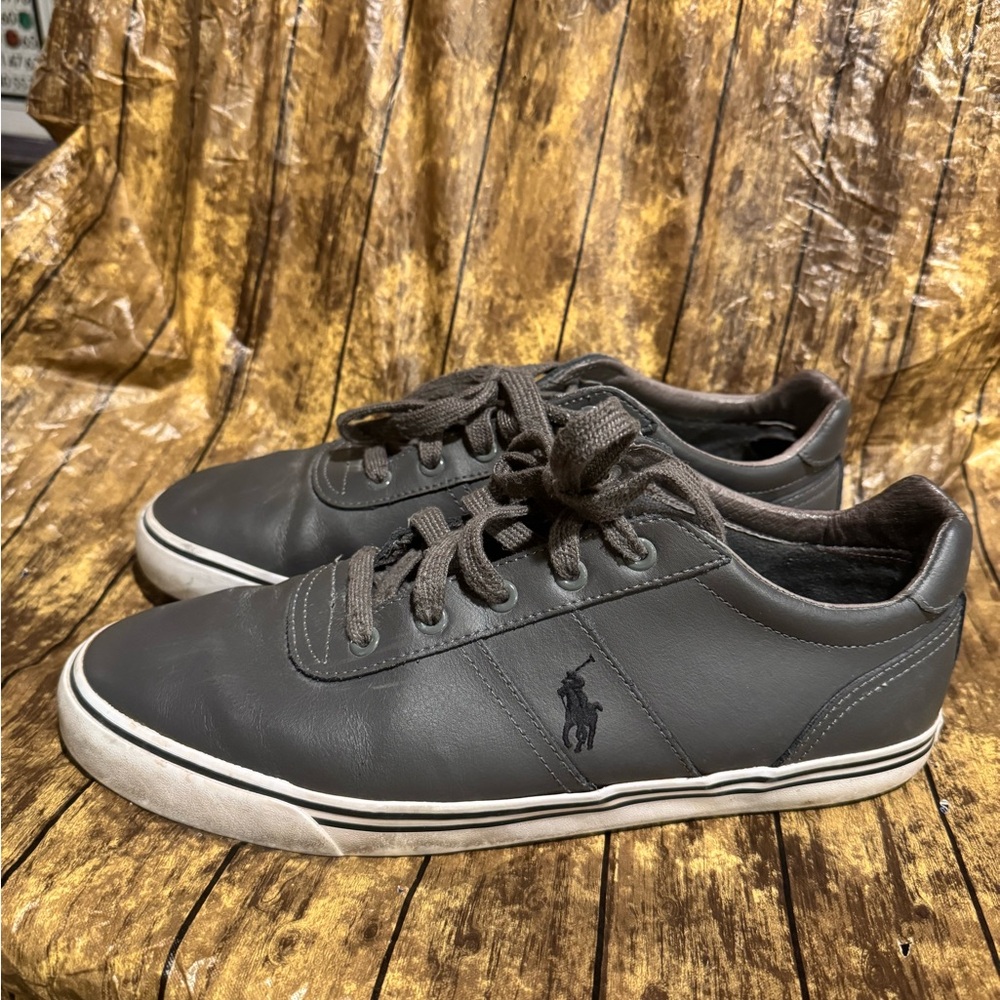 Polo by Ralph Lauren Men's Dark Gray Sneakers Size 12